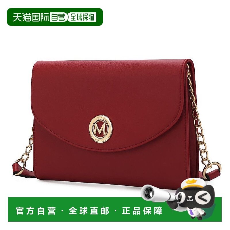 自营 mia k collection Andra 女士单肩斜挎包 红色 美国奥莱直发