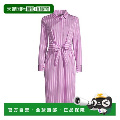 美国直邮Donna Karan 女士长袖连衣裙紧身衬衫衬衫裙