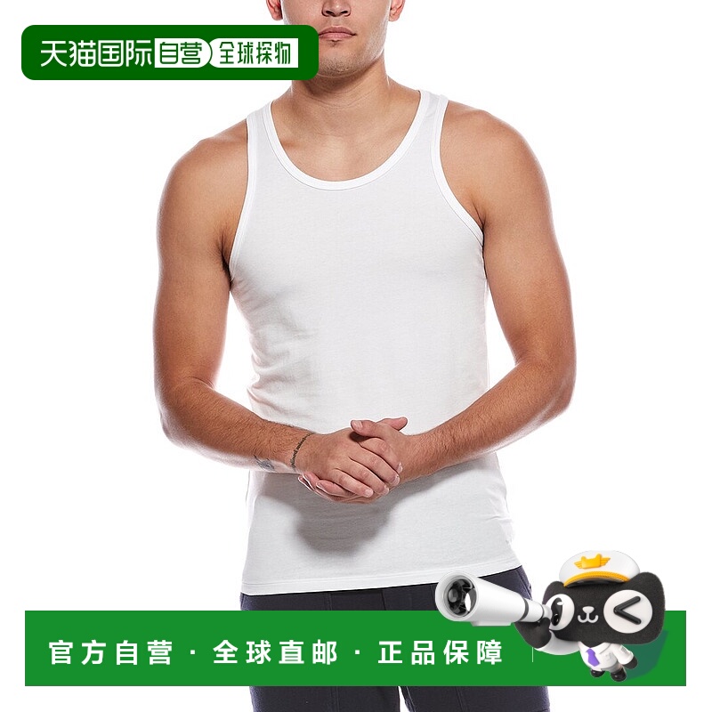 自营Tommy John 3pk Cool Essential Modern Fit Tank - white 美