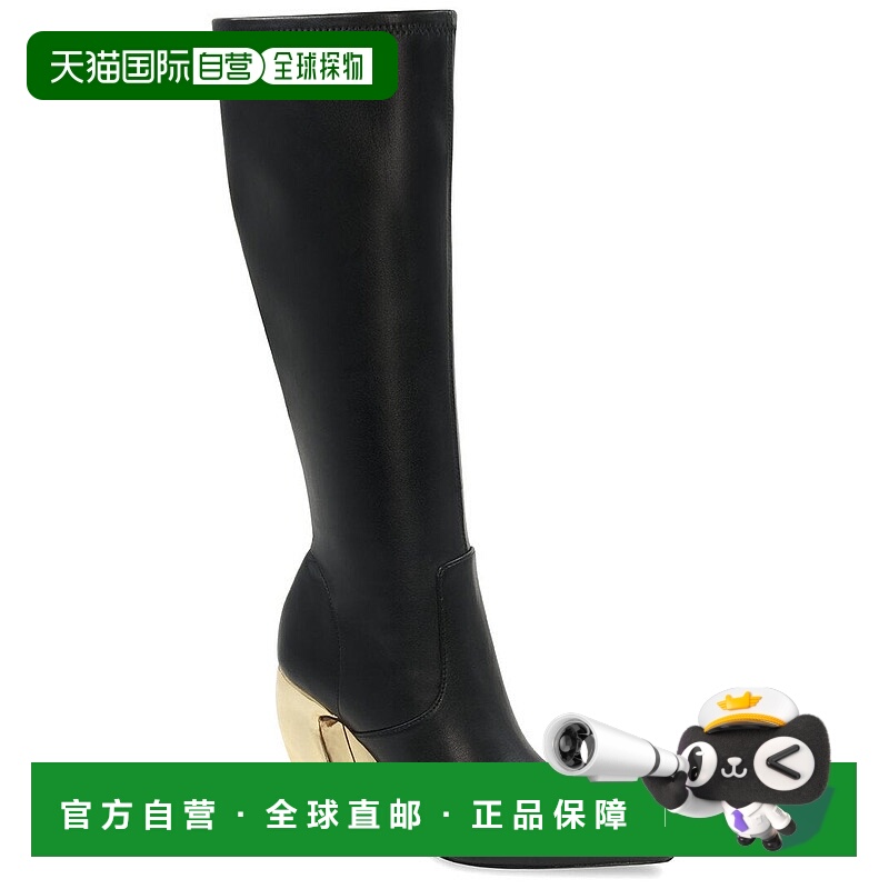 自营BCBGMAXAZRIA Layla Leather Boot - black 美国奥莱直发