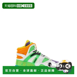 香港直邮潮奢 Basket高帮球鞋 Gucci 男士 6613012SH 古驰 1h可退