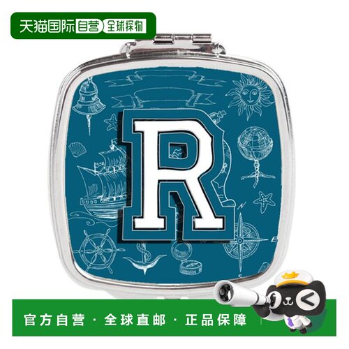 自营Carolines Treasures CJ2014-RSCM 字母 R 海涂鸦初始字正品