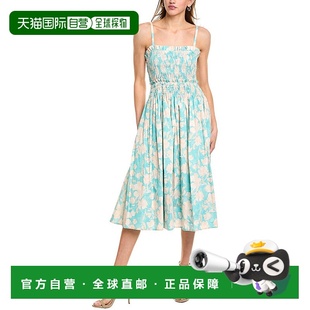 蓝色 自营 Midi连衣裙 Ashley 美国奥莱直发 Hutch
