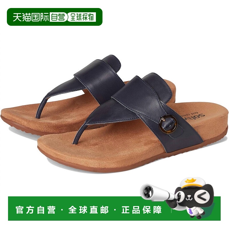 自营softwalkWomen's Belize Sandals In Navy - navy 美国奥莱直