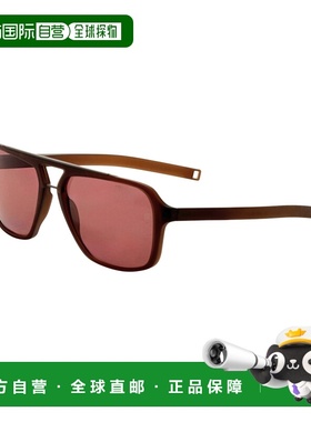 自营Dita Men's 57 mm Brown Sunglasses - copperhead brown gun