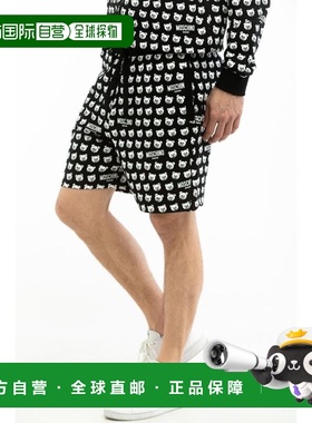 自营Moschino Cotton Swim Men's Shorts - multicolor 美国奥莱