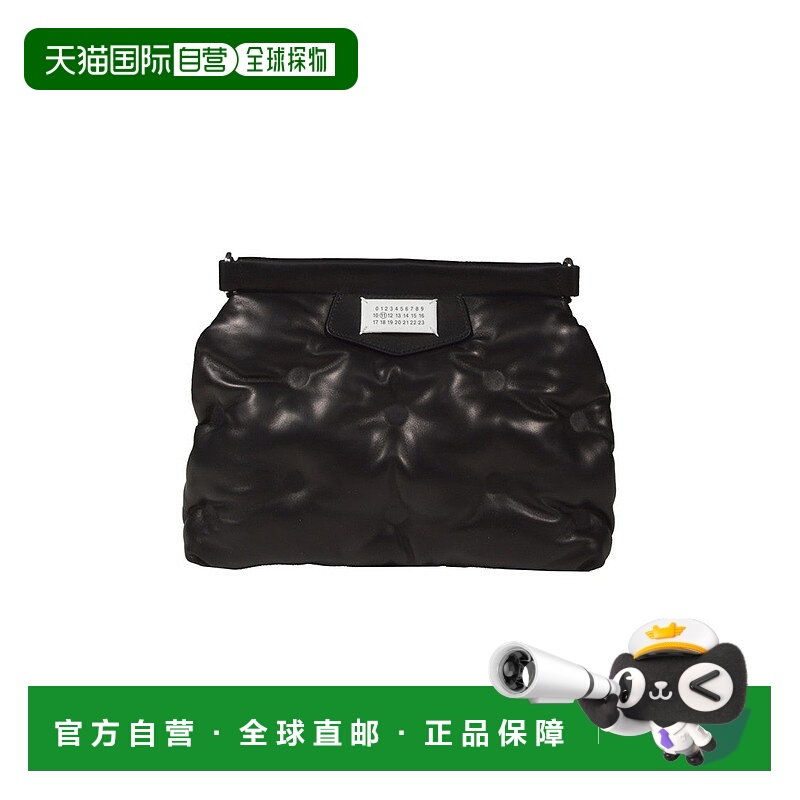 自营maison margielaGlam Slam Classique Padded Small Black Ba