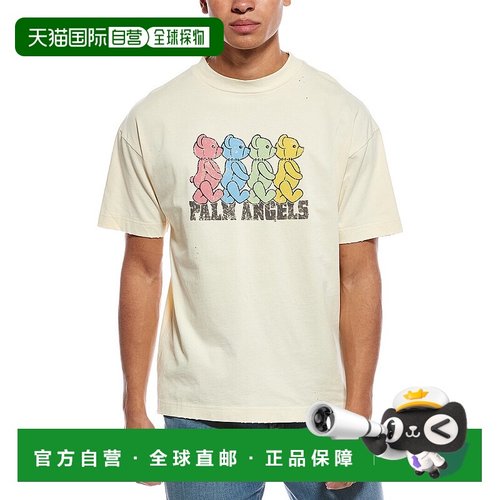 自营Palm Angels Crossroads Bears T-Shirt - white 美国奥莱直