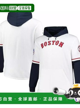 1h可退 【美国直邮】47 Brand 男士白色 海军蓝波士顿红袜队大码