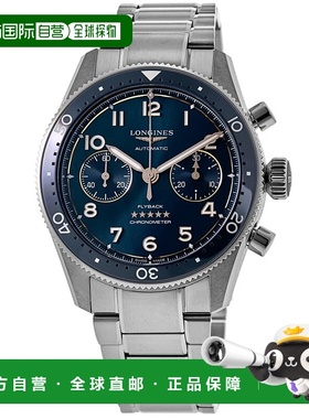 自营longines浪琴表Spirit Flyback蓝色表盘钢制男表L3.821.4.93.