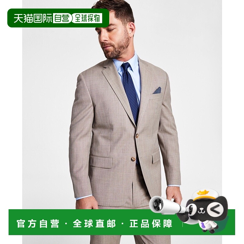 自营 Lauren Ralph Lauren西装夹克男式40R UltraFlex经典合身长M