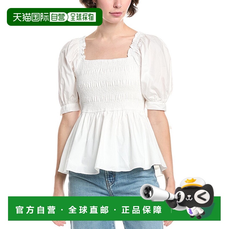 自营 Endless Rose Peplum Top - white 美国奥莱直发女装上衣