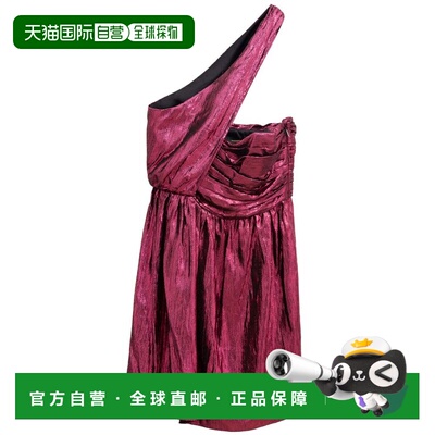 自营Saint Laurent Viscose Short Women's Dress - fuchsia 美国