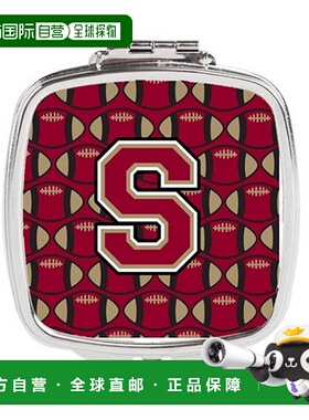 自营 Carolines Treasures CJ1078-SSCM 字母 S 足球石榴石正品