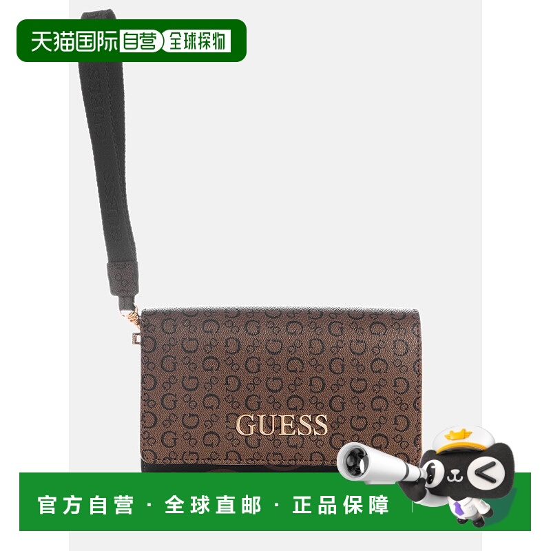 自营guessEldoria Enlarged Logo Phone Organizer - natural mul