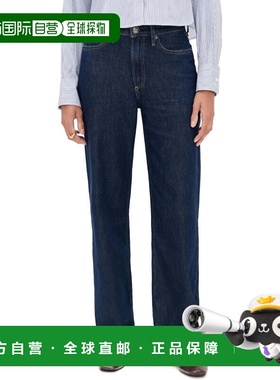 自营rag & bone Women's Featherweight Logan Wide Leg Jeans -