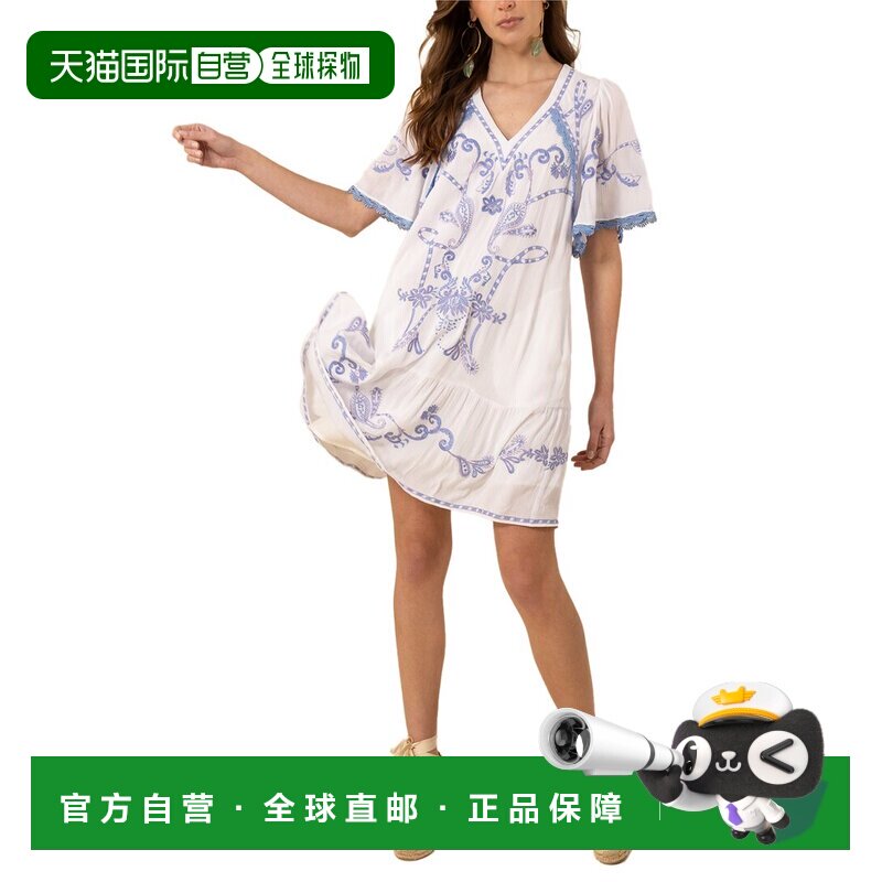 自营Hale Bob Lennox Mini Dress - blue 美国奥莱直发连衣裙