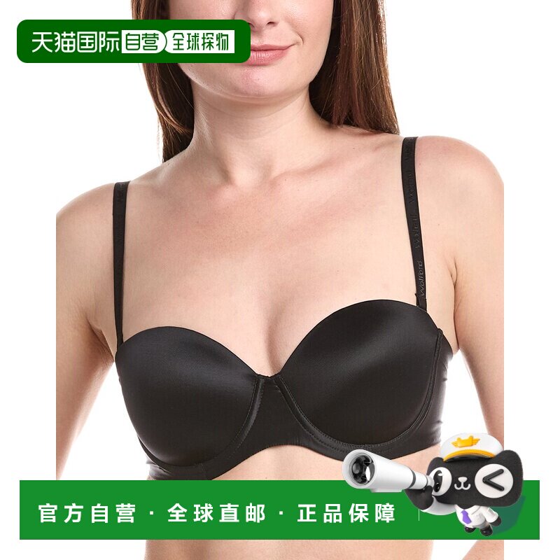 自营Wolford头带文胸-黑色 美国奥莱直发性感聚拢抹胸吊带