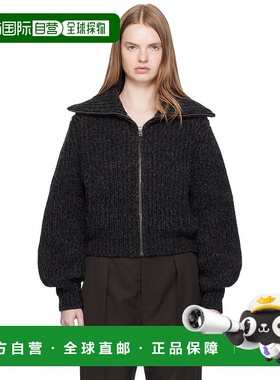 1h可退 香港直邮潮奢 Lemaire 女士 灰色拉链开衫 OW1186LK1029