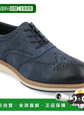 自营 vance co.万斯帕特里克混合牛津-蓝色 美国奥莱直发男鞋