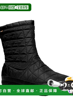 自营Bogs Snowday II Mid Black 72697-001女款-黑色 美国奥莱直