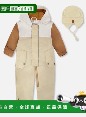 自营deux par deuxBaby Mid-Season One-Piece Outerwear with Ha