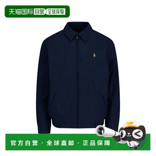 自营polo ralph lauren立体正面纽扣夹克，搭配尖领-黑色 美国奥