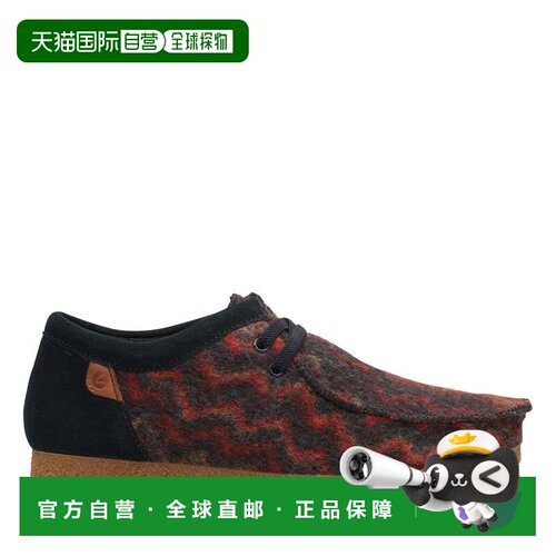 自营Clarks Shacre II Step in Black Textile - black camouflag