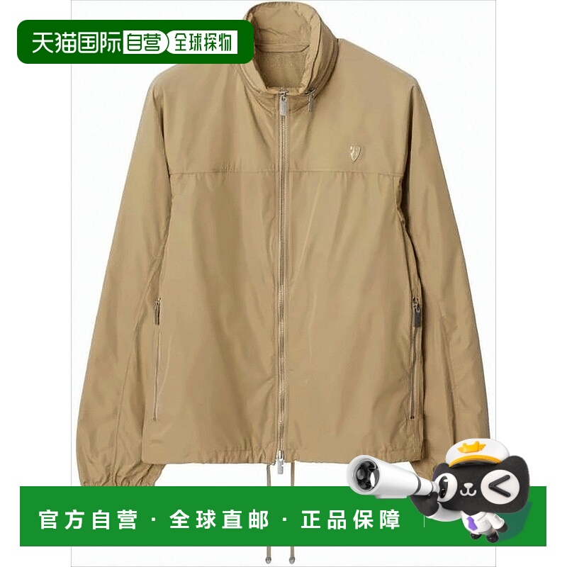 自营burberryBrown Lightweight Jacket With Zipper Closure - b
