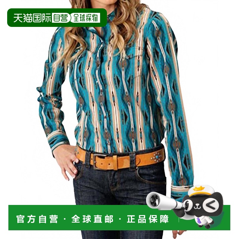 自营 roper女式复古衬衫绿色/多色绿色/多色 美国奥莱直发