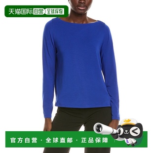 FISHER Blue Bateau Top 上衣美国直发奥莱 Neck 自营EILEEN