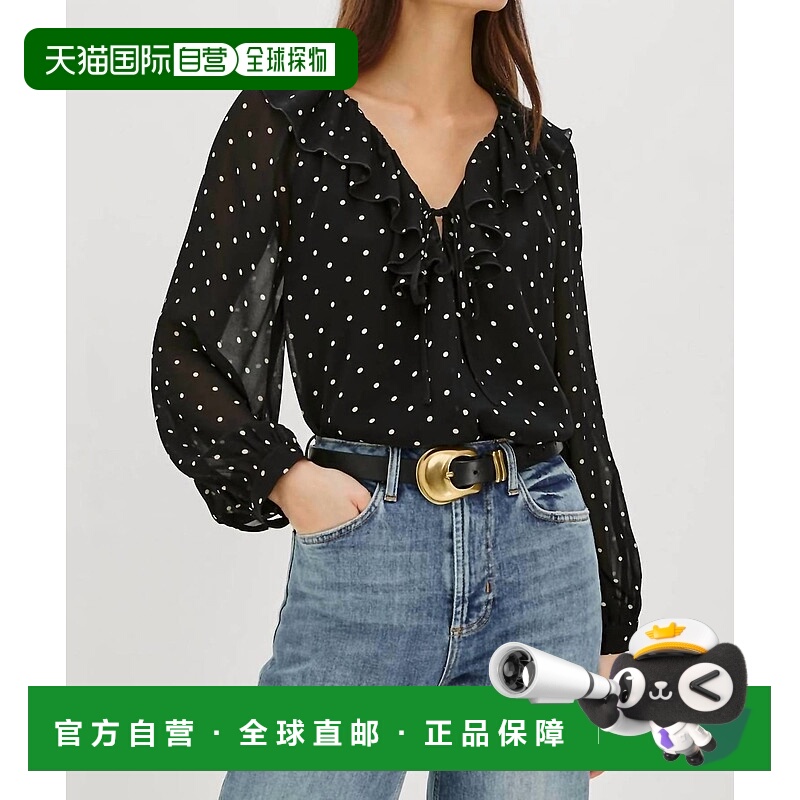 自营railsHonora波尔卡圆点长袖上衣-波尔卡圆点 美国奥莱直发