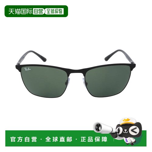 自营ray-banRay Ban Green方形男女通用太阳镜RB3686 186/31 57 -