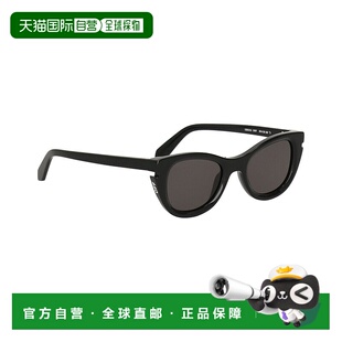 自营 off-white米白色中性博尔德50mm太阳镜-黑色 美国奥莱直发