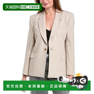 frame 米色 denimFRAME 外套 美国奥莱直发 牛仔西装 自营