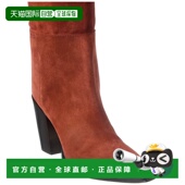 美国奥莱 Choo 自营Jimmy High Cece Knee brown Suede Boot