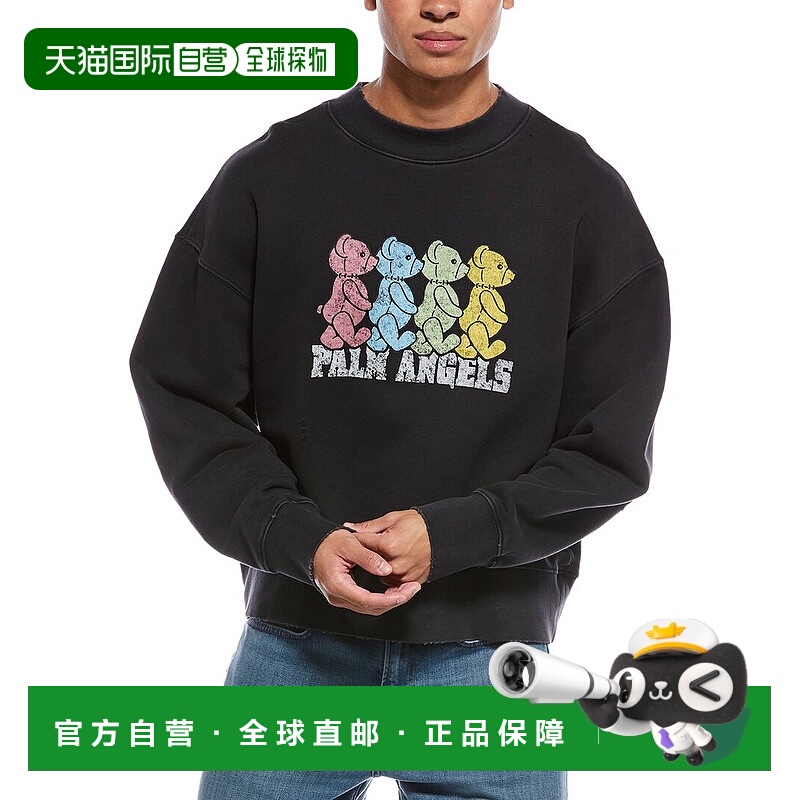 自营Palm Angels Crossroads Bears Crewneck Sweatshirt - black