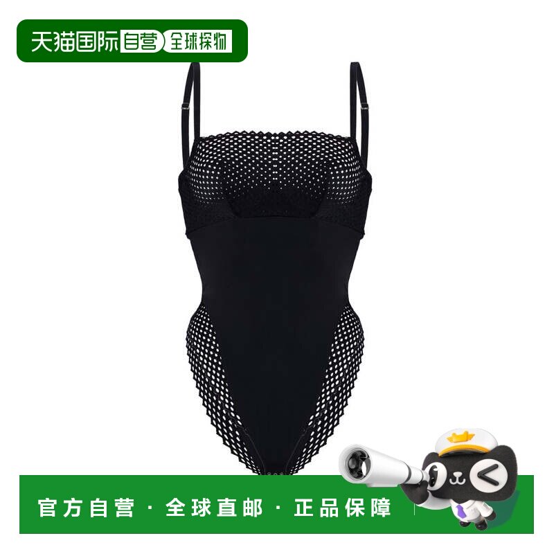自营wolford浪漫网紧身衣裤-黑色 性感 美国奥莱直发