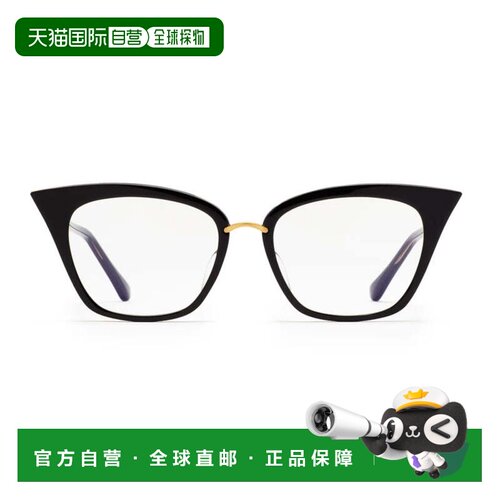 自营ditaRebella Bold Cat-Eye Eyeglasses with Gold Accents -