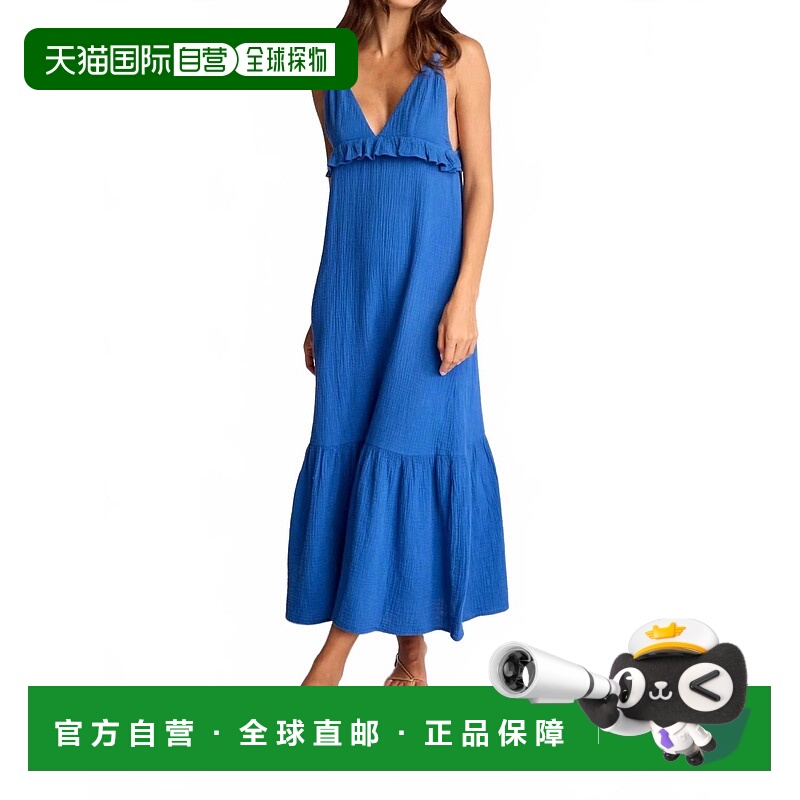 自营sundaysGarnet Maxi Dress In Olympian Blue 美国奥莱直发
