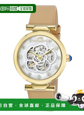 自营 porsamo bleuLaura 珍珠贝母表盘女士自动腕表，1212BLAL -