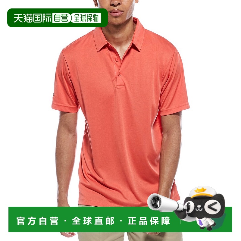 自营 callaway卡拉威Chev Foulard印花Polo衫-橙色 美国奥莱直发