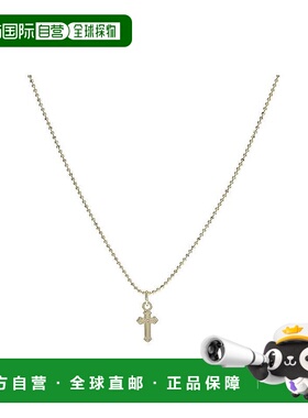自营 Alex and Ani Cross精致项链女式龙虾爪可调长度LOT26（金色