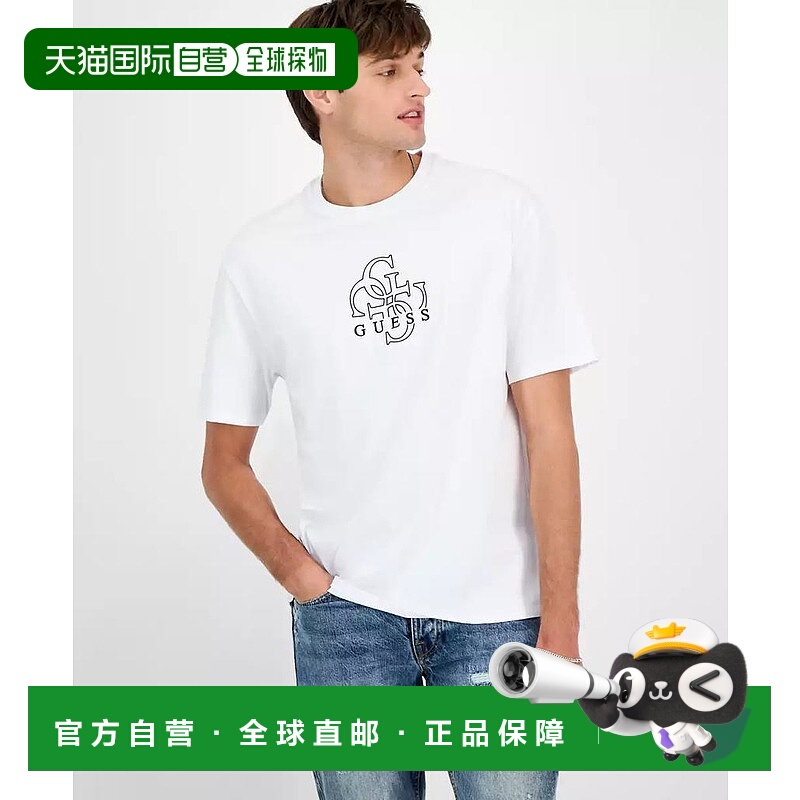 1h可退 【美国直邮】guess 男士 上装T恤