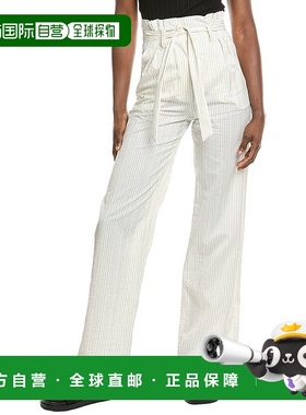 自营 Max Mara Xero真丝混纺长裤-白色 阔腿裤休闲裤美国直发奥莱