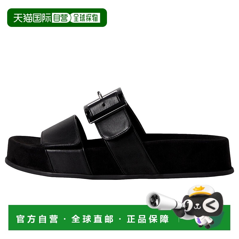 自营Paul Green Aloha Slides Black Future Nappa  6157-047BF W