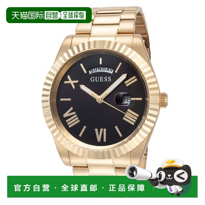 自营Guess Men's Connoisseur 42mm Quartz Watch - gold 美国奥