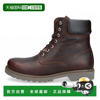 自营 Panama Jack Panama 03 C52 - 男士真皮踝靴 - 棕色 美国奥