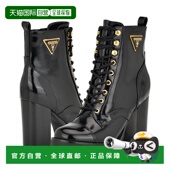 1h可退 靴短筒圆头系带拉链潮流时尚 美国直邮 GUESS女士时装