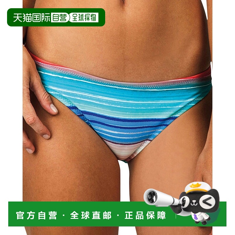 自营 raisins女士中长款纽波特条纹比基尼泳裤 - newport stripe